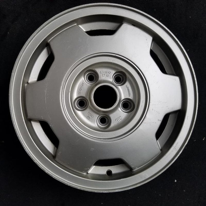 15" AUDI 5000 84-85 15x6 alloy 6 spoke silver Original OEM Wheel Rim