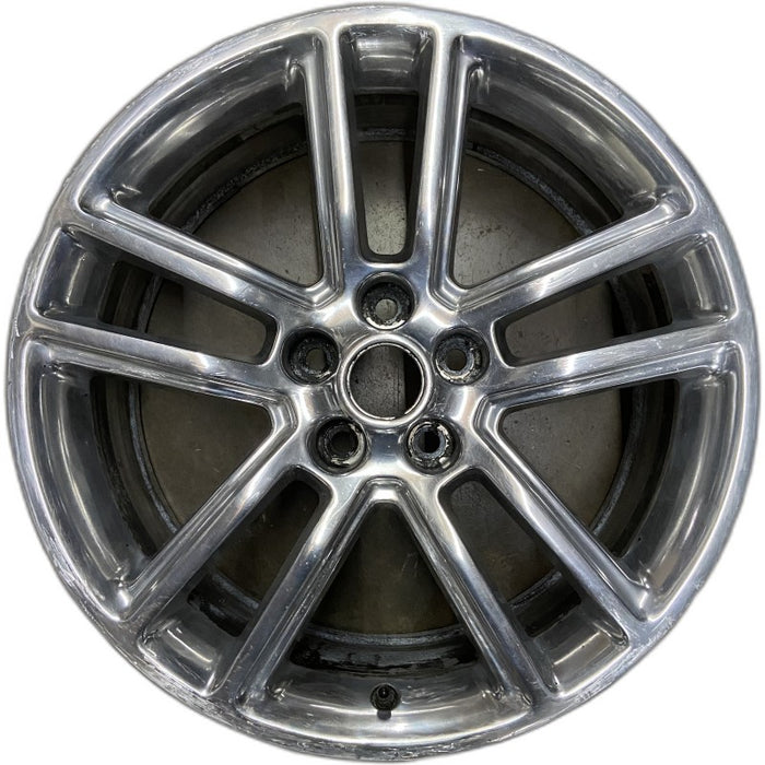 19" MUSTANG 16 19x8.5 aluminum 10 spoke straight spoke polished 5 split spokes Original OEM Wheel Rim