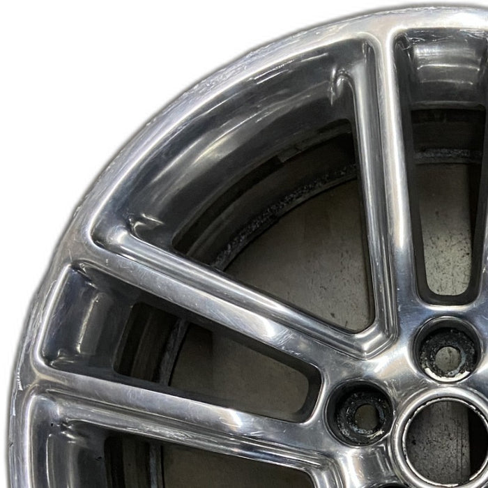 19" MUSTANG 16 19x8.5 aluminum 10 spoke straight spoke polished 5 split spokes Original OEM Wheel Rim