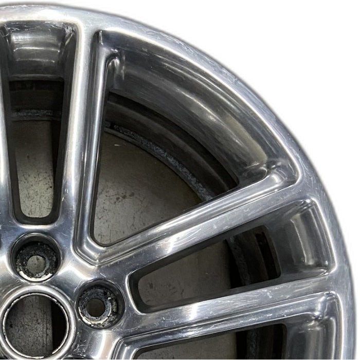 19" MUSTANG 16 19x8.5 aluminum 10 spoke straight spoke polished 5 split spokes Original OEM Wheel Rim