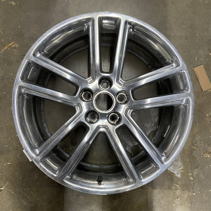 19" MUSTANG 16 19x8.5 aluminum 10 spoke straight spoke polished 5 split spokes Original OEM Wheel Rim