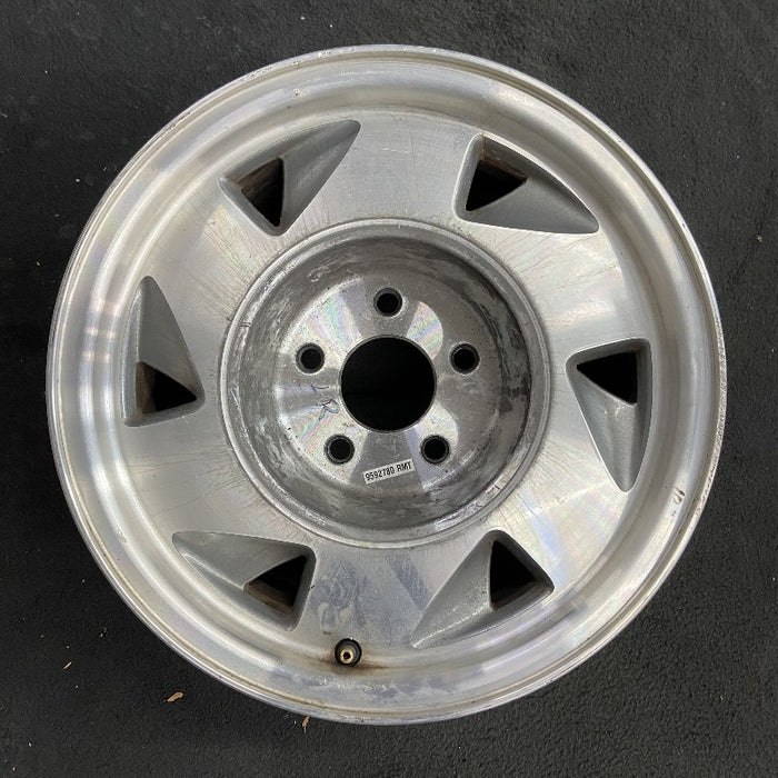 15" BLAZER S10/JIMMY S15 98 4x2 15x7 aluminum 6 slot flush center cap Original OEM Wheel Rim