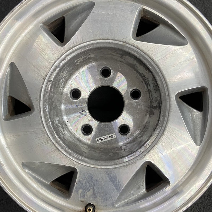 15" BLAZER S10/JIMMY S15 98 4x2 15x7 aluminum 6 slot flush center cap Original OEM Wheel Rim