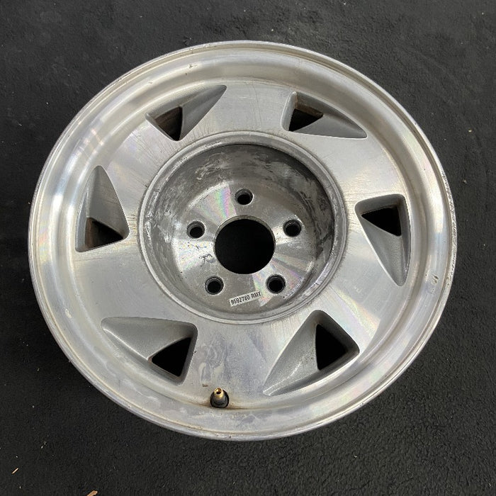 15" BLAZER S10/JIMMY S15 98 4x2 15x7 aluminum 6 slot flush center cap Original OEM Wheel Rim