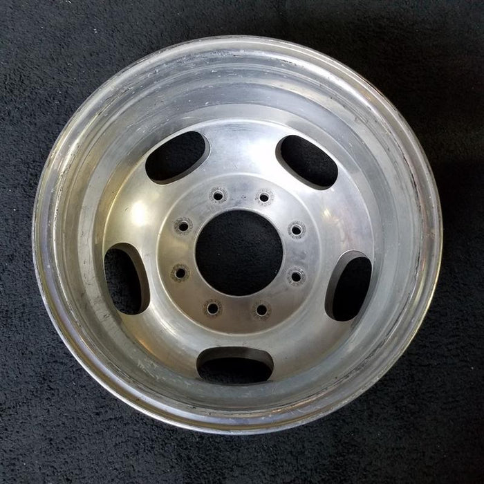 17" FORD F350SD PICKUP 05-16 17x6.5 DRW 5 oval openings forged polished aluminum rear outer Original OEM Wheel Rim