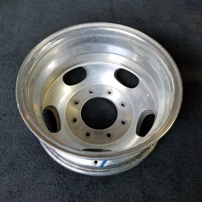 17" FORD F350SD PICKUP 05-16 17x6.5 DRW 5 oval openings forged polished aluminum rear outer Original OEM Wheel Rim