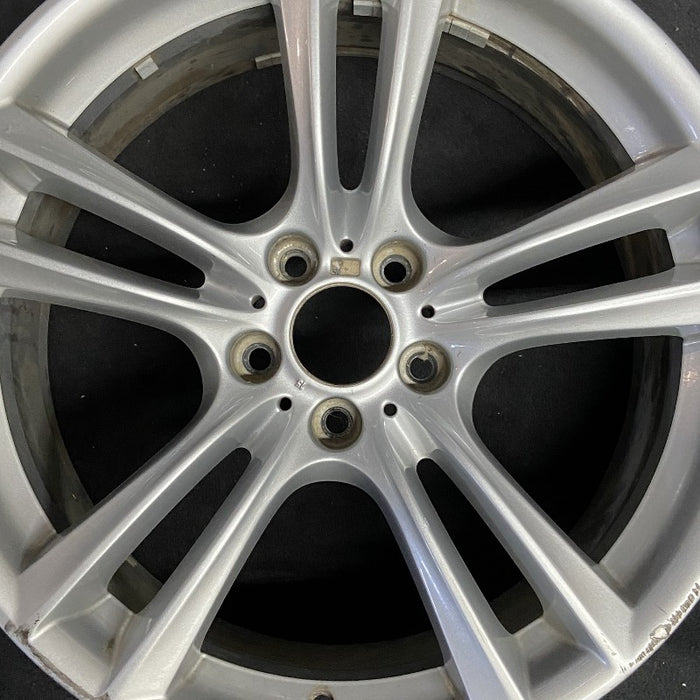 20" BMW 535i GT 10-17 20x8.5 alloy frt 10 spoke 5 double spoke peaked spoke edge Original OEM Wheel Rim