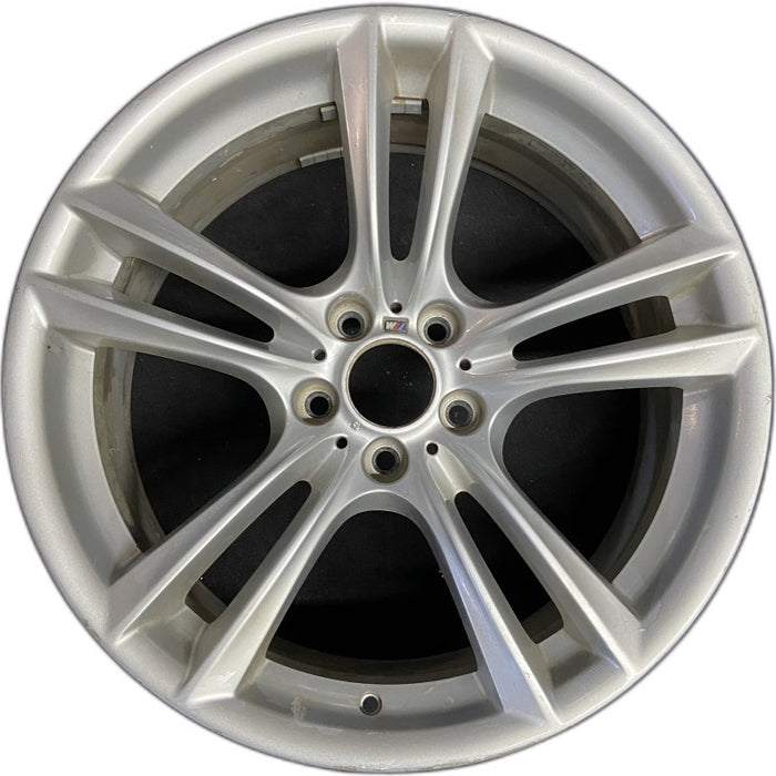 20" BMW 535i GT 10-17 20x8.5 alloy frt 10 spoke 5 double spoke peaked spoke edge Original OEM Wheel Rim