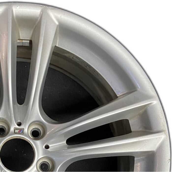 20" BMW 535i GT 10-17 20x8.5 alloy frt 10 spoke 5 double spoke peaked spoke edge Original OEM Wheel Rim