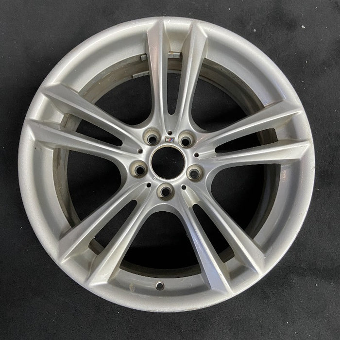 20" BMW 535i GT 10-17 20x8.5 alloy frt 10 spoke 5 double spoke peaked spoke edge Original OEM Wheel Rim