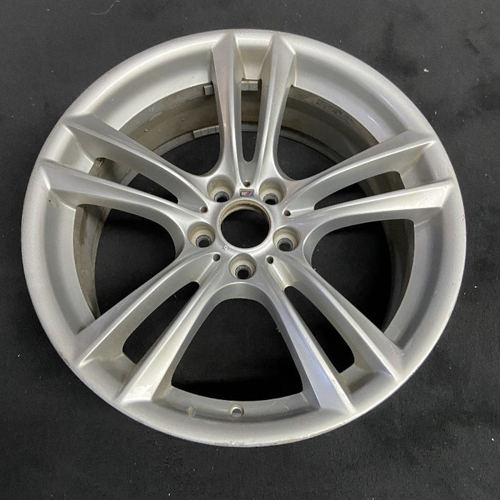 20" BMW 535i GT 10-17 20x8.5 alloy frt 10 spoke 5 double spoke peaked spoke edge Original OEM Wheel Rim