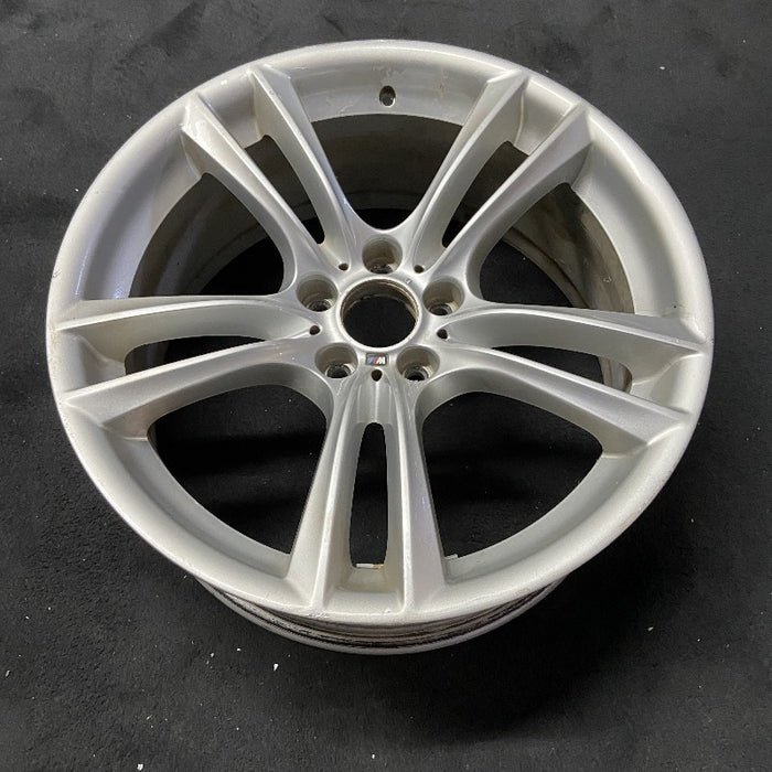 20" BMW 535i GT 10-17 20x8.5 alloy frt 10 spoke 5 double spoke peaked spoke edge Original OEM Wheel Rim