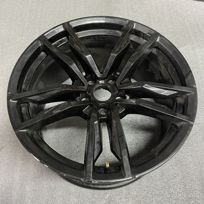 19" BMW Z4 19 19x10 5 spoke V spoke dimple inside spoke w/o machined face Original OEM Wheel Rim