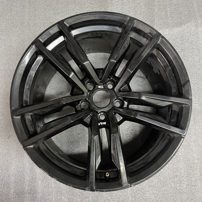 19" BMW Z4 19 19x10 5 spoke V spoke dimple inside spoke w/o machined face Original OEM Wheel Rim