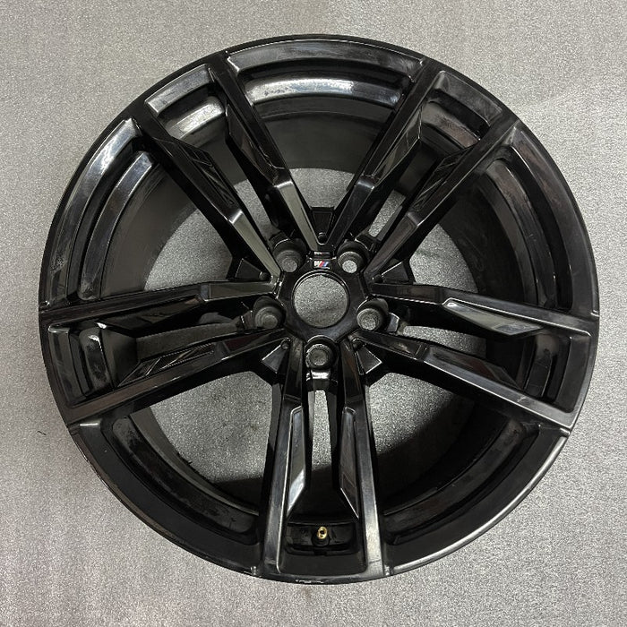 19" BMW Z4 19 19x10 5 spoke V spoke dimple inside spoke w/o machined face Original OEM Wheel Rim