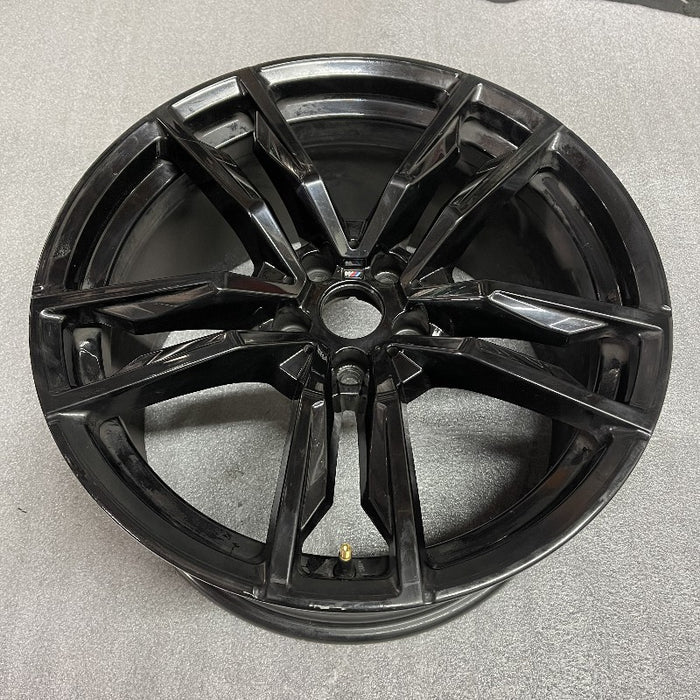 19" BMW Z4 19 19x10 5 spoke V spoke dimple inside spoke w/o machined face Original OEM Wheel Rim