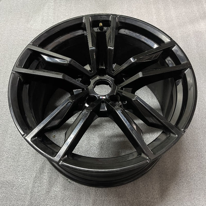 19" BMW Z4 19 19x10 5 spoke V spoke dimple inside spoke w/o machined face Original OEM Wheel Rim