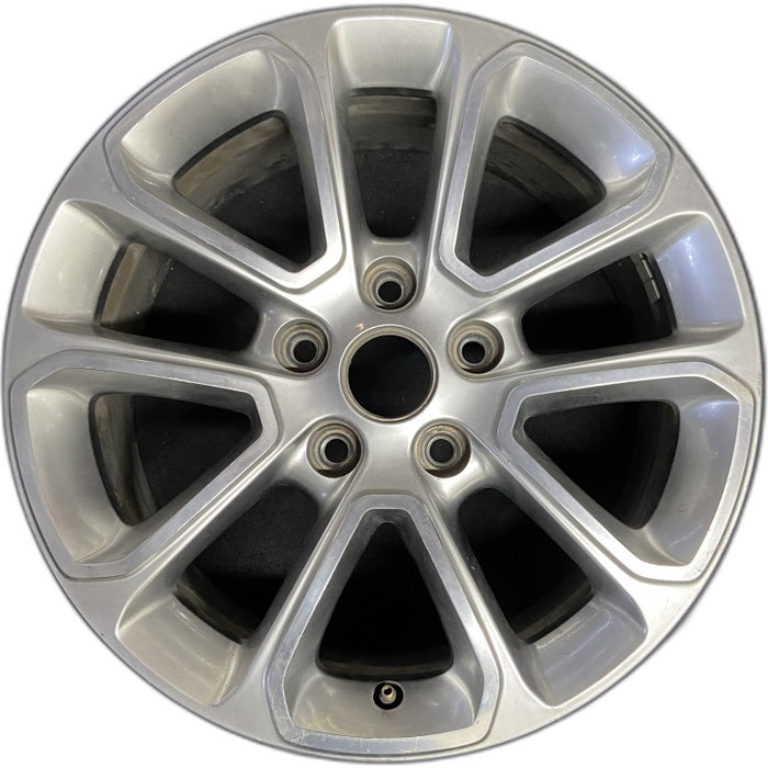 18" GRAND CHEROKEE 14 18x8 aluminum polished with pockets opt WBL Original OEM Wheel Rim