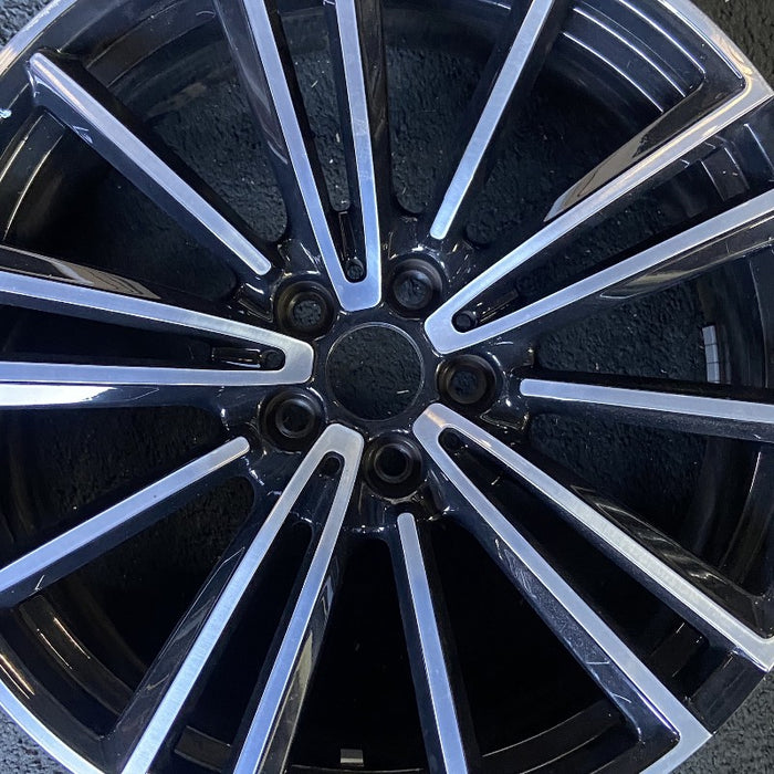 20" BMW i8 19-20 20x7.5 alloy w/o directial; 15 spoke alternating spoke gray Original OEM Wheel Rim