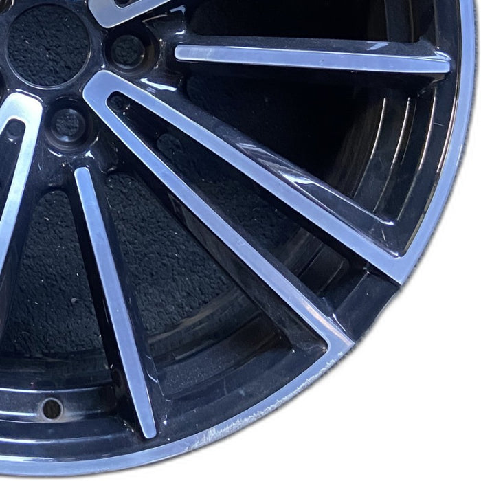 20" BMW i8 19-20 20x7.5 alloy w/o directial; 15 spoke alternating spoke gray Original OEM Wheel Rim