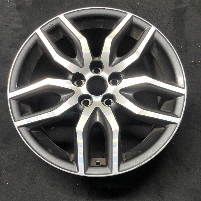 18" SCION TC 14-16 18x7.5 alloy 5 double spoke silver charcoal inlay Original OEM Wheel Rim