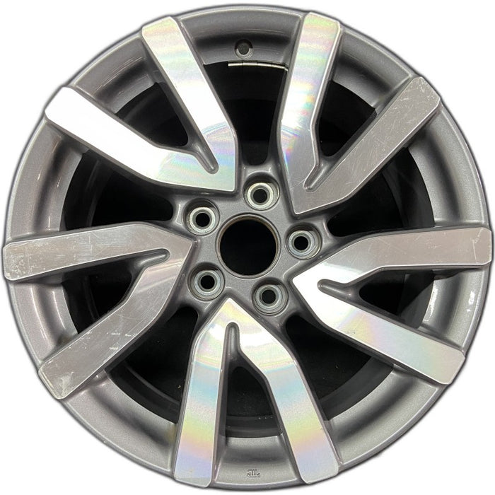 18" PILOT 19 18x8 alloy 5 V spoke factory installed w/machined face Original OEM Wheel Rim