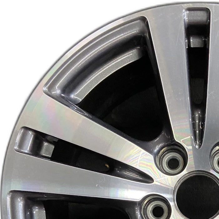 18" PILOT 16-18 18x8 alloy 5 double spoke factory installed machined face Original OEM Wheel Rim