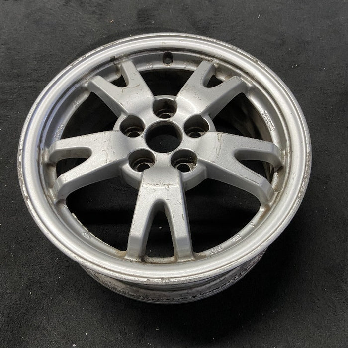 15" PRIUS 10-11 15x6 alloy 5 split spoke silver Original OEM Wheel Rim