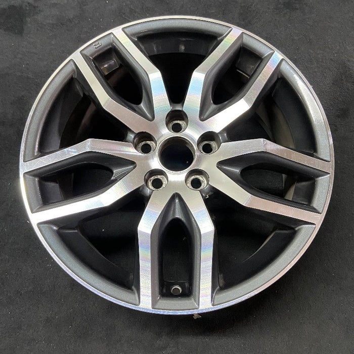 18" SCION TC 14-16 18x7.5 alloy 5 double spoke silver charcoal inlay Original OEM Wheel Rim