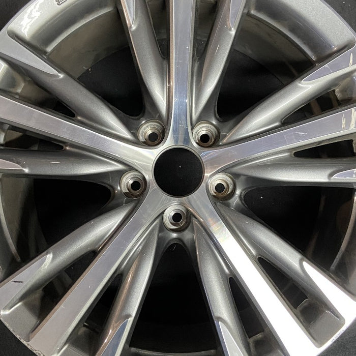 19" INFINITI Q50 18-19 19x8.5 alloy 15 spoke alternating V spoke Original OEM Wheel Rim