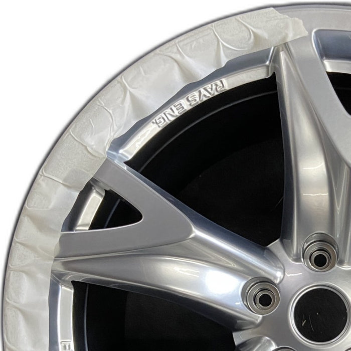 19" 370Z 09 Cpe 19x10 alloy rear 5 spoke Original OEM Wheel Rim