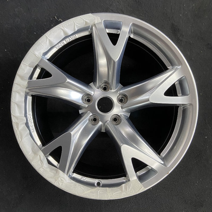 19" 370Z 09 Cpe 19x10 alloy rear 5 spoke Original OEM Wheel Rim