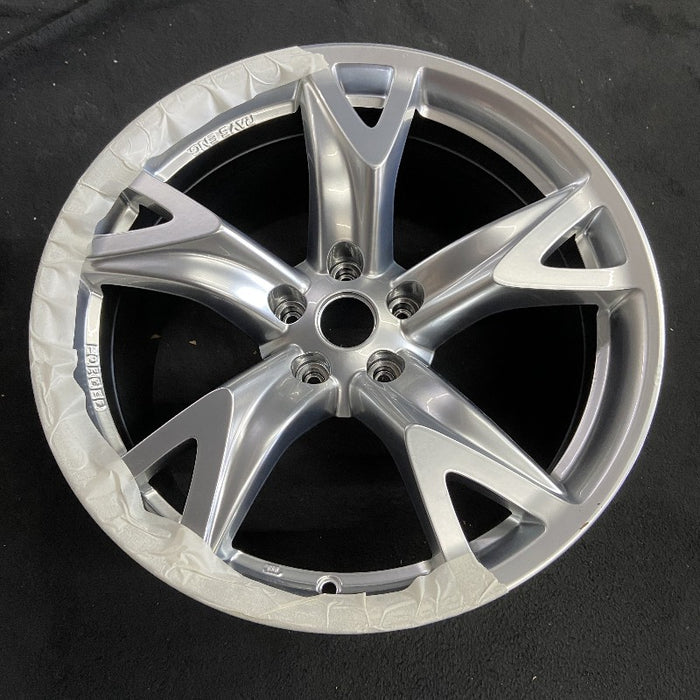 19" 370Z 09 Cpe 19x10 alloy rear 5 spoke Original OEM Wheel Rim