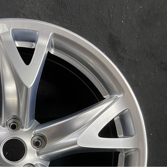 19" 370Z 09 Cpe 19x10 alloy rear 5 spoke Original OEM Wheel Rim