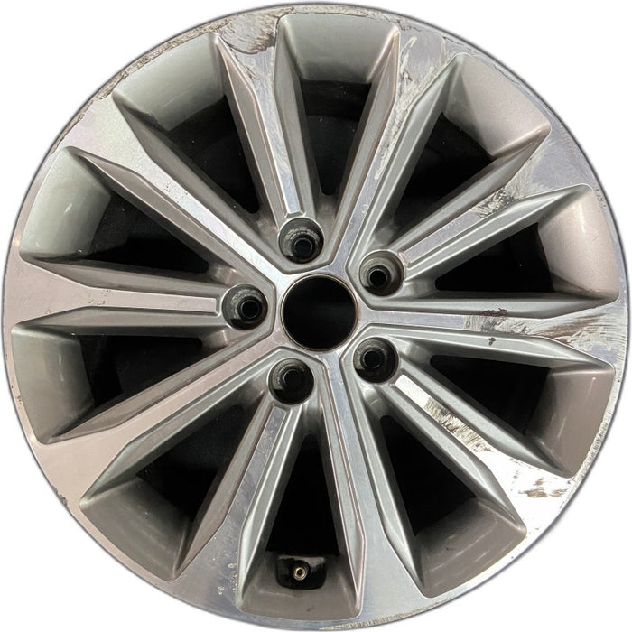 17" SONATA 16 17x7 exposed lug nuts 10 spoke alloy raised spoke design Original OEM Wheel Rim