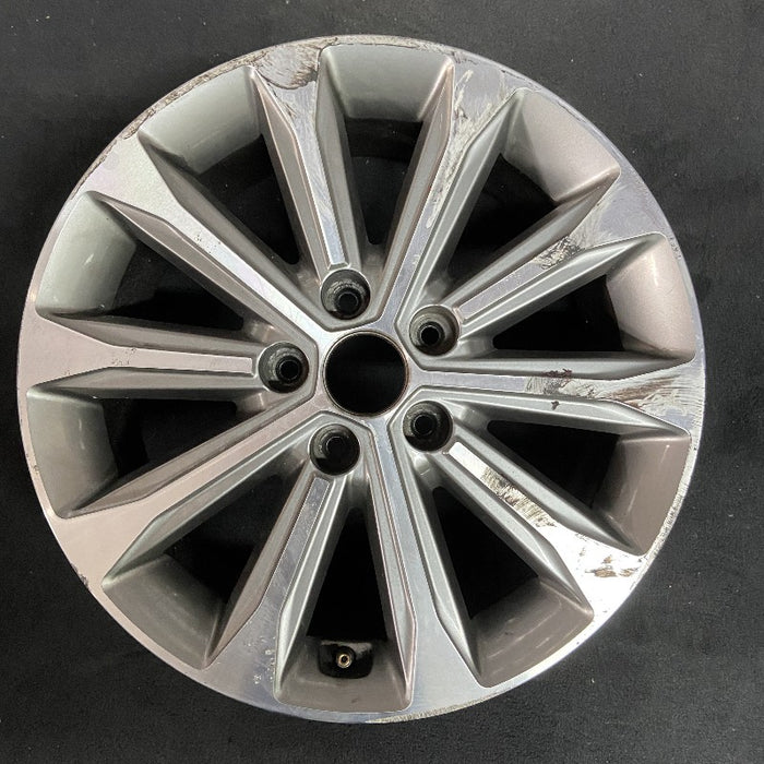 17" SONATA 16 17x7 exposed lug nuts 10 spoke alloy raised spoke design Original OEM Wheel Rim