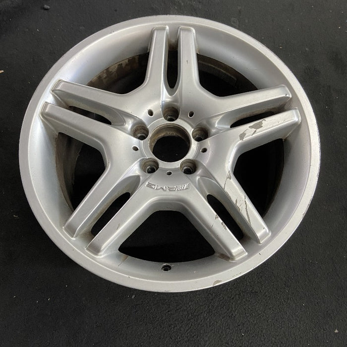 18" MERCEDES CL-CLASS 03-05 215 Type; CL55 18x9 10 spoke AMG rear Original OEM Wheel Rim