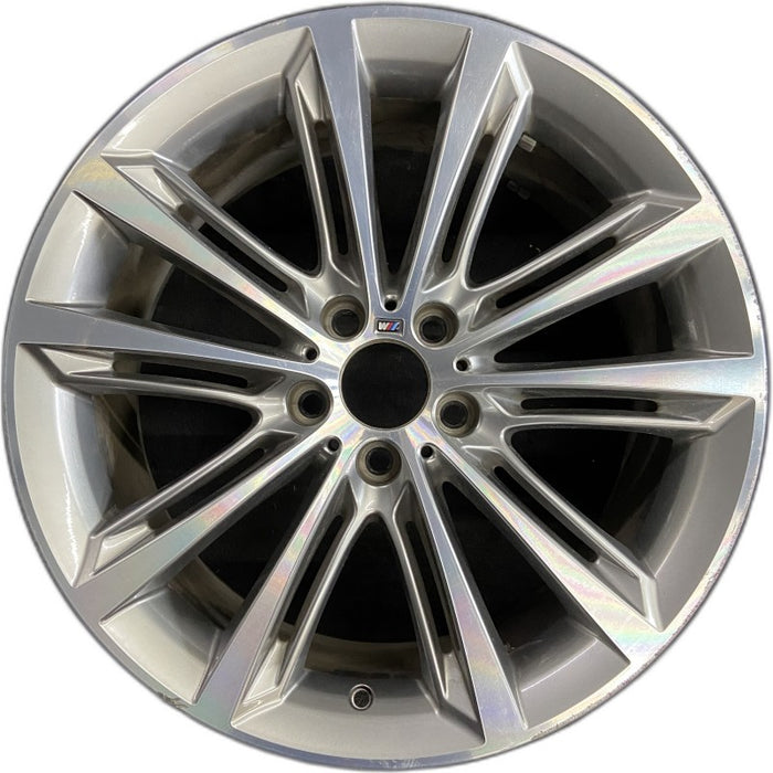 20" BMW 528i 11-16 20x9 alloy rear 10 spoke split spoke ferric gray Original OEM Wheel Rim