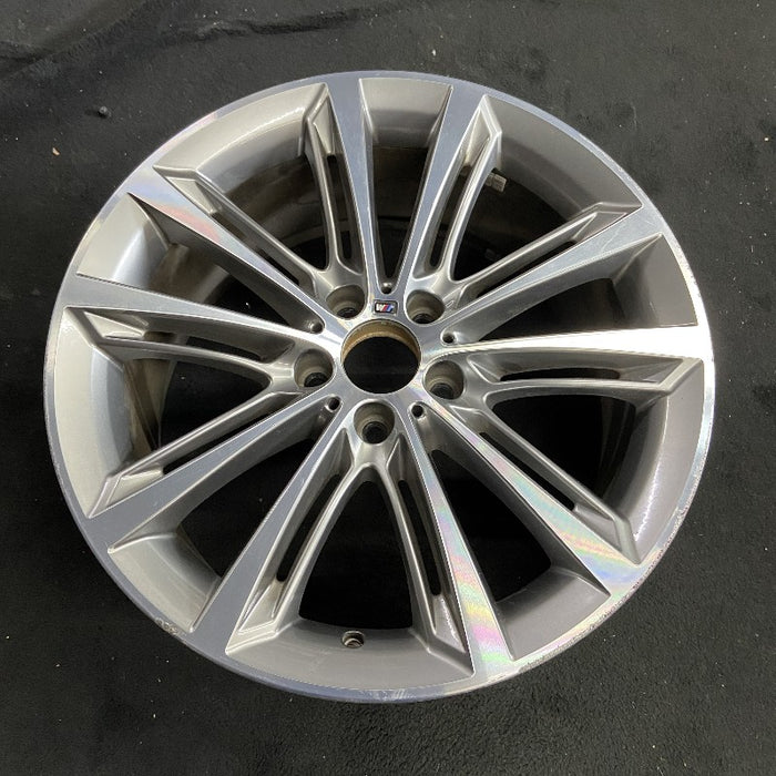 20" BMW 528i 11-16 20x9 alloy rear 10 spoke split spoke ferric gray Original OEM Wheel Rim