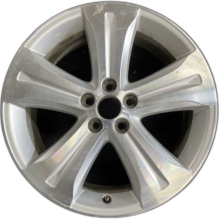 19" HIGHLANDER 08-13 19x7.5 alloy 5 spoke silver inlay Original OEM Wheel Rim