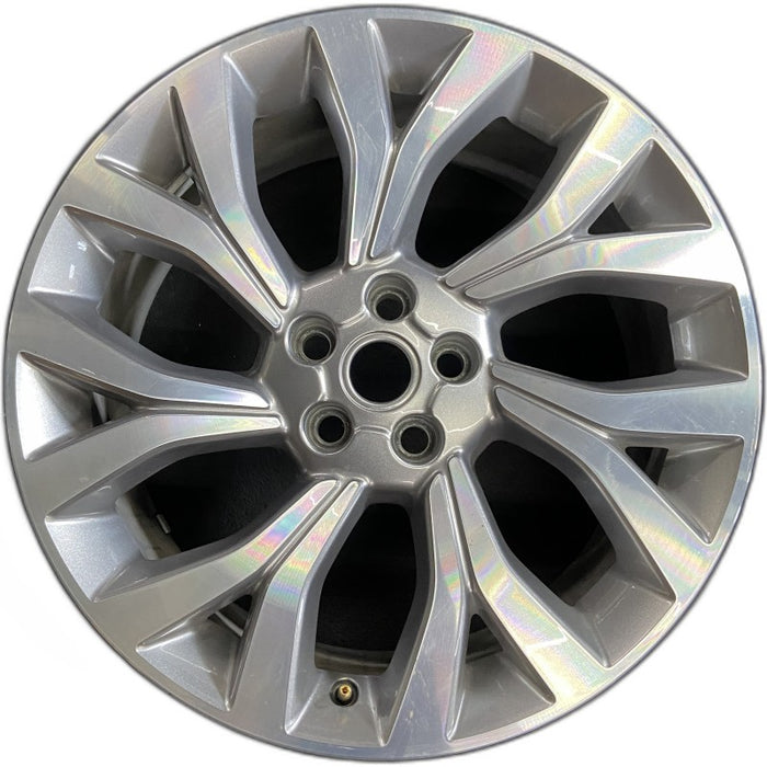 21" RANGE ROVER 18 21x9.5 alloy 7 Y spoke slanted machined face gray accents Original OEM Wheel Rim