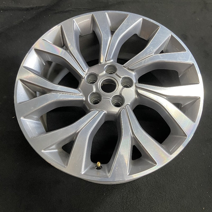 21" RANGE ROVER 18 21x9.5 alloy 7 Y spoke slanted machined face gray accents Original OEM Wheel Rim