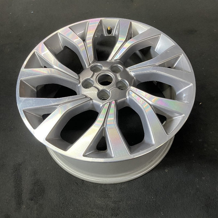 21" RANGE ROVER 18 21x9.5 alloy 7 Y spoke slanted machined face gray accents Original OEM Wheel Rim