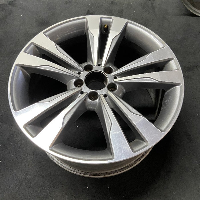 19" MERCEDES S-CLASS 14 222 Type; S550 19x9.5 10 spoke wide spokes Original OEM Wheel Rim