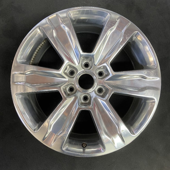 20" FORD F150 PICKUP 15-20 20x8.5 6 spoke polished indented spokes Original OEM Wheel Rim