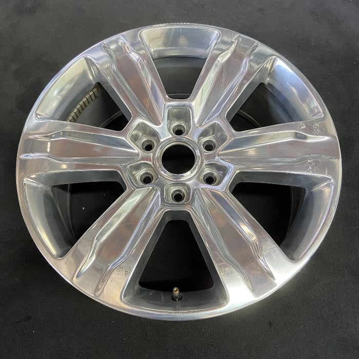 20" FORD F150 PICKUP 15-20 20x8.5 6 spoke polished indented spokes Original OEM Wheel Rim