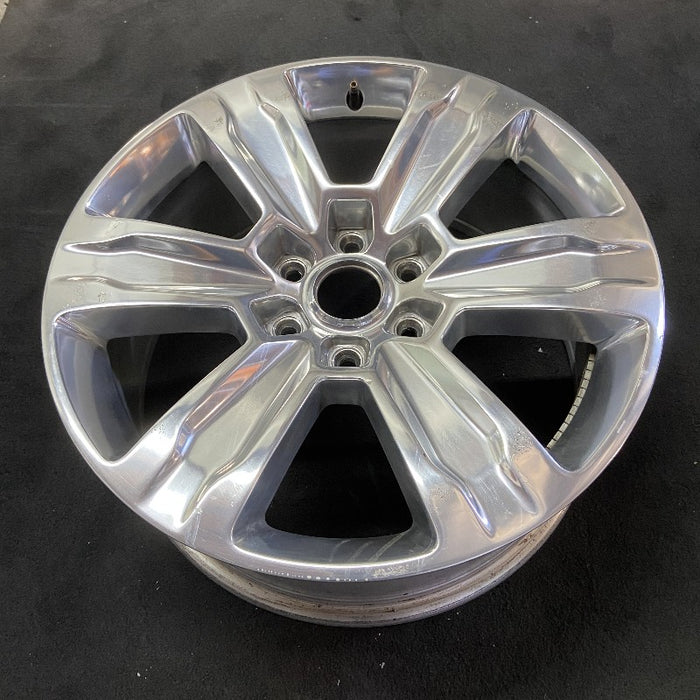 20" FORD F150 PICKUP 15-20 20x8.5 6 spoke polished indented spokes Original OEM Wheel Rim