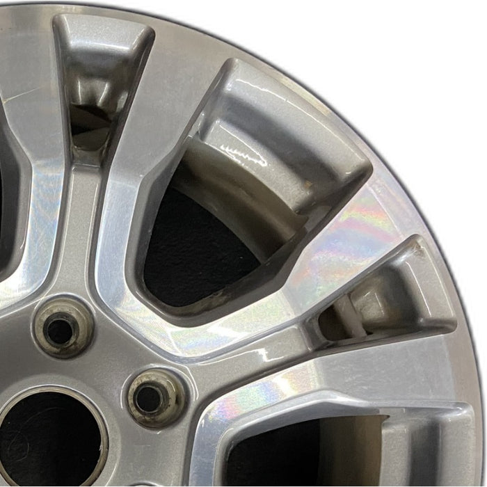 18" RANGER 19 18x8 aluminum 6 spoke machined face with pockets center in gray U spoke Original OEM Wheel Rim