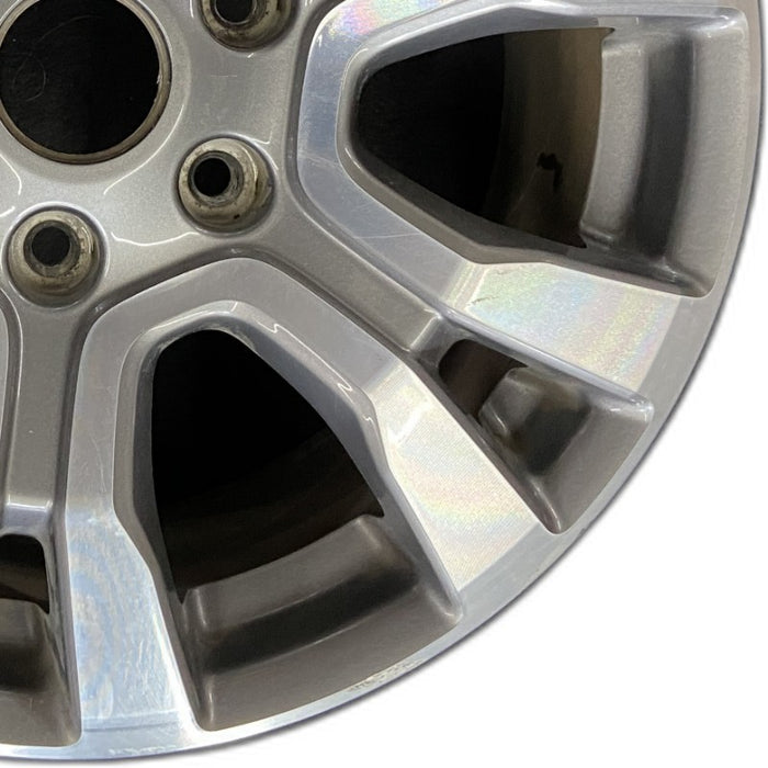 18" RANGER 19 18x8 aluminum 6 spoke machined face with pockets center in gray U spoke Original OEM Wheel Rim