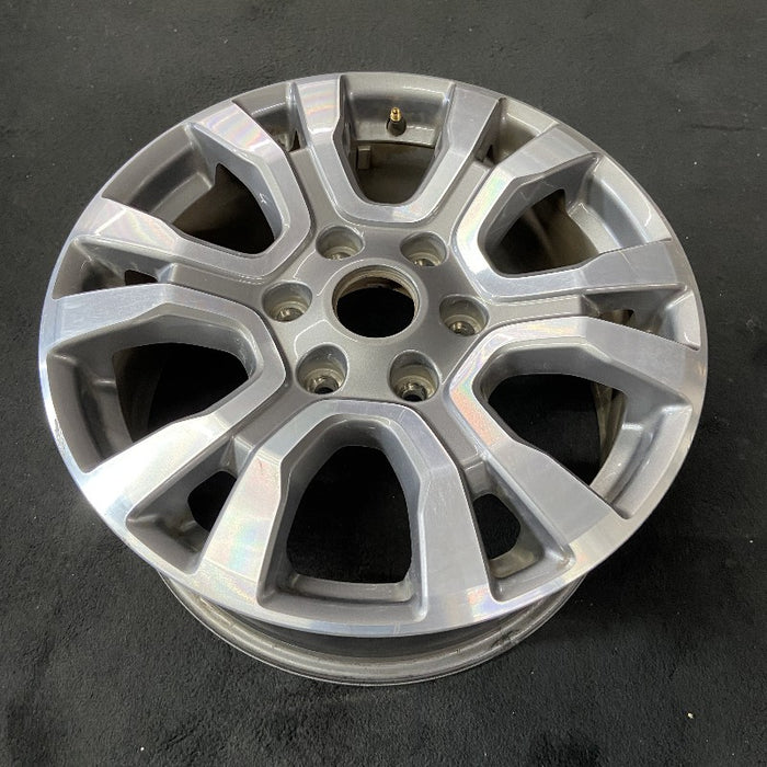 18" RANGER 19 18x8 aluminum 6 spoke machined face with pockets center in gray U spoke Original OEM Wheel Rim